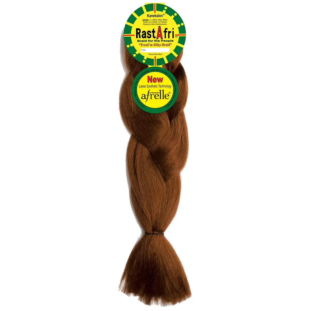 2 Pack Rastafri Freed’M Silky Pre-Stretched Braiding Hair 100% Kanekalon - #30 Light Auburn