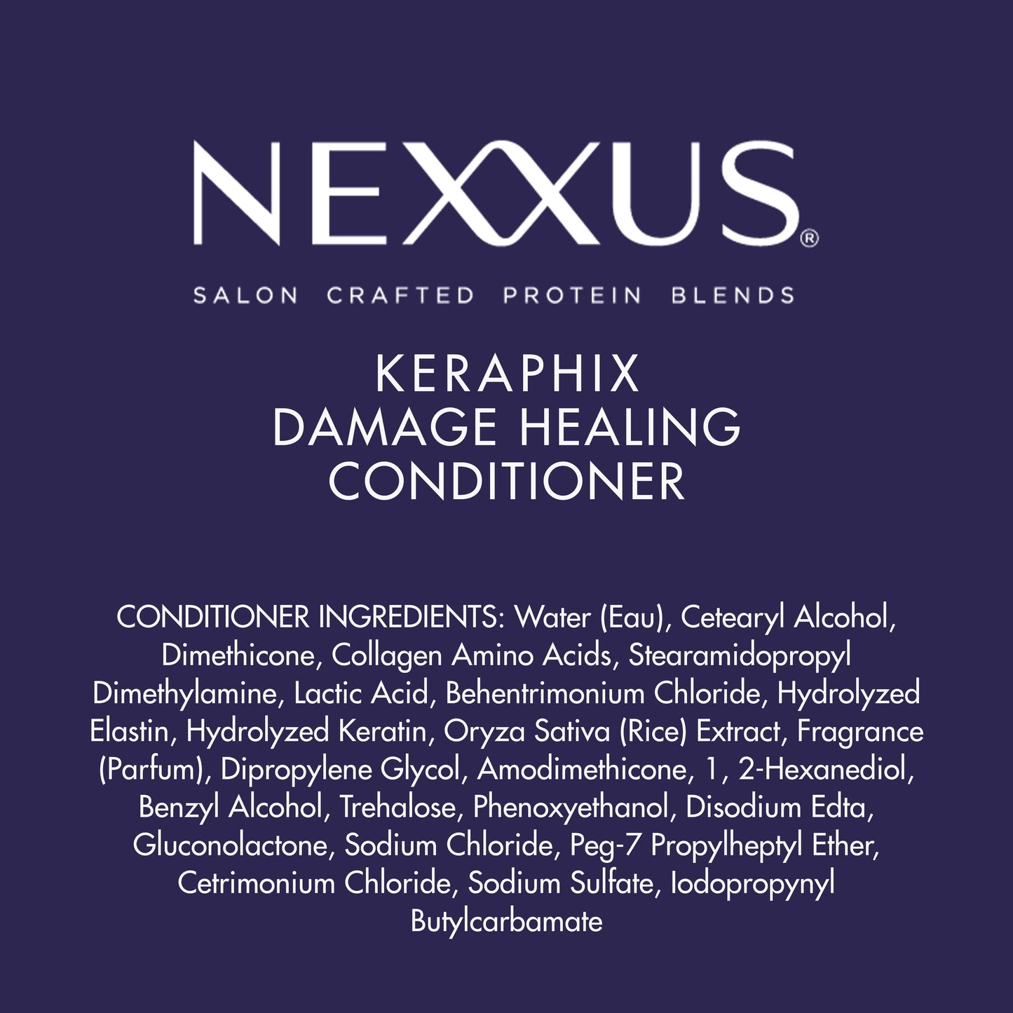 Keraphix with Proteinfusion Conditioner Silicone-Free with Keratin Protein and Black Rice for Damaged Hair 33.8 Oz