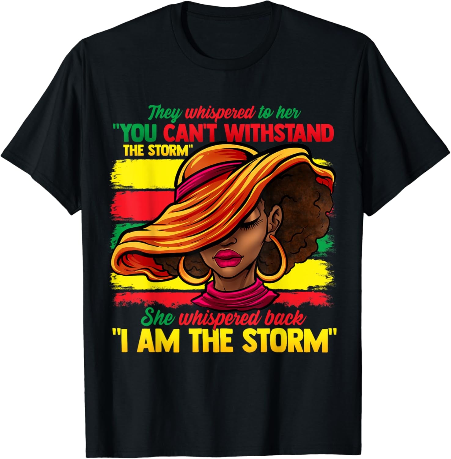 Proud Black African American Ladies Black History Month T-Shirt