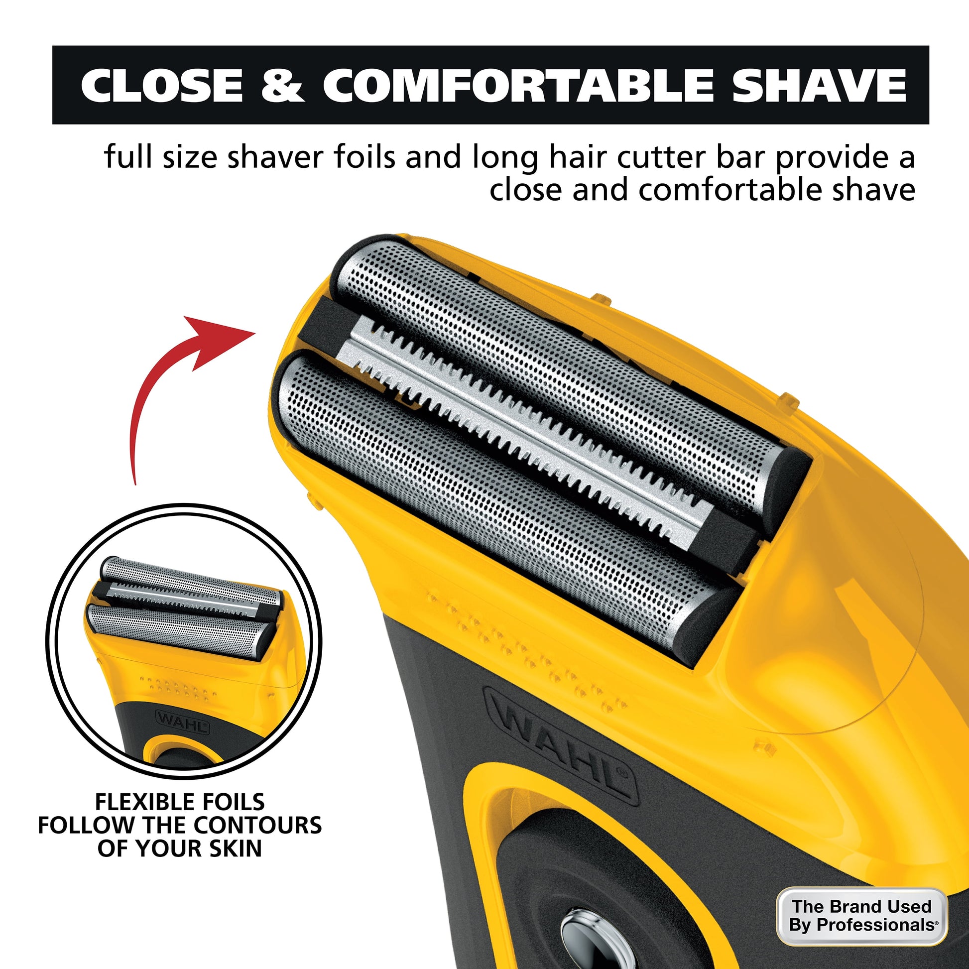 Compact Life Proof Rechargeable Lithium Ion Flex Foil Shaver for Men, 3023681