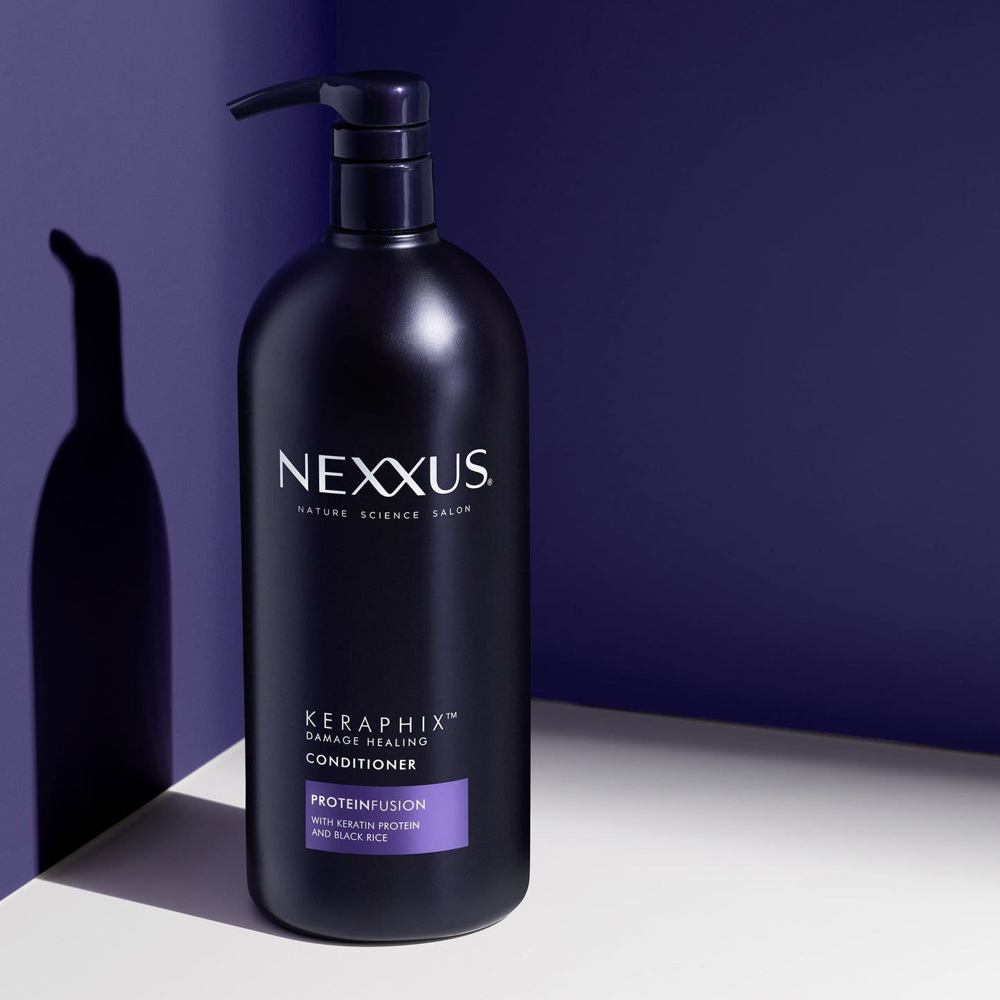 Keraphix with Proteinfusion Conditioner Silicone-Free with Keratin Protein and Black Rice for Damaged Hair 33.8 Oz