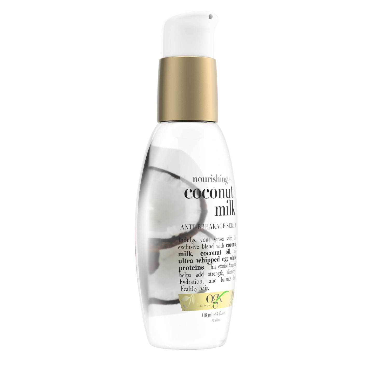 Coconut Milk Moisturizing Strength & Shine, Leave-In Treatment Hair Serum, 4 Fl Oz