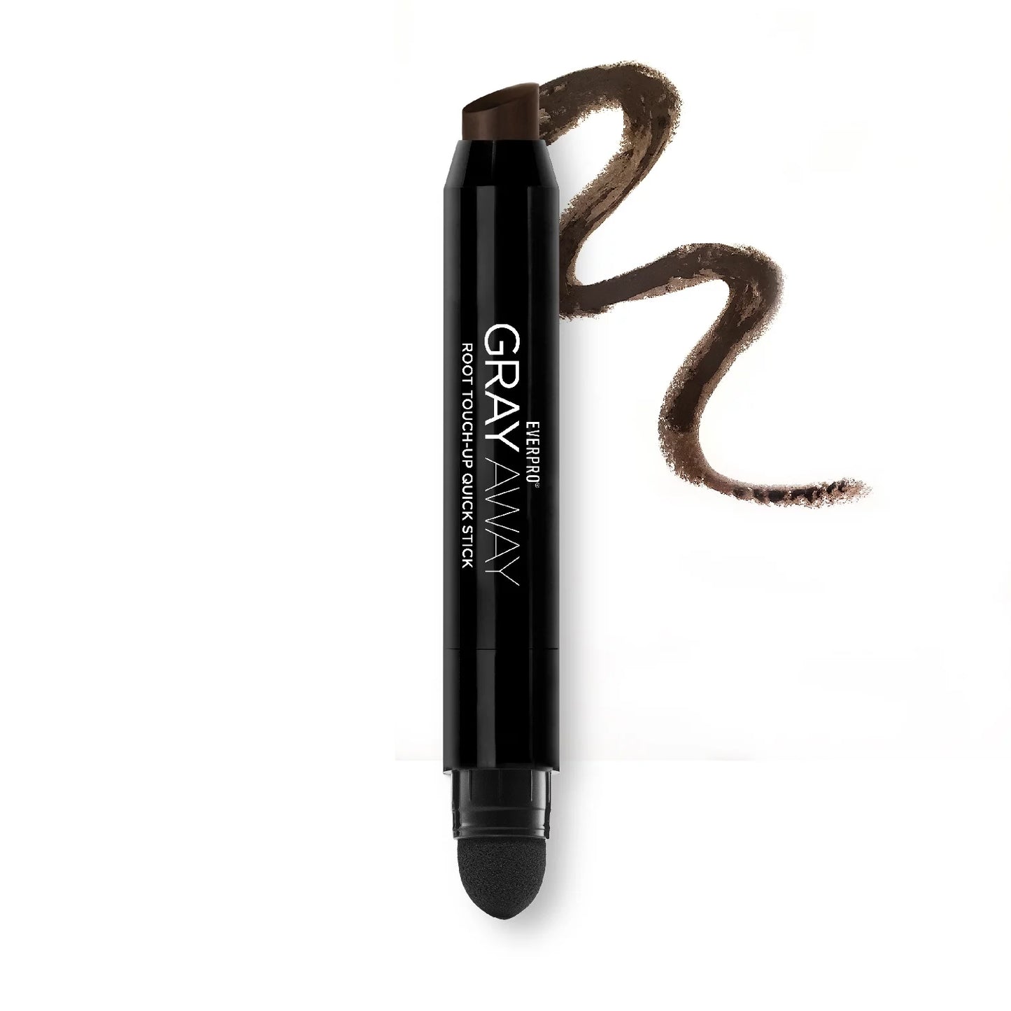 Everpro  Temporary Hair Color Root Touch-Up Quick Stick, Black/Dark Brown, 0.10 Oz