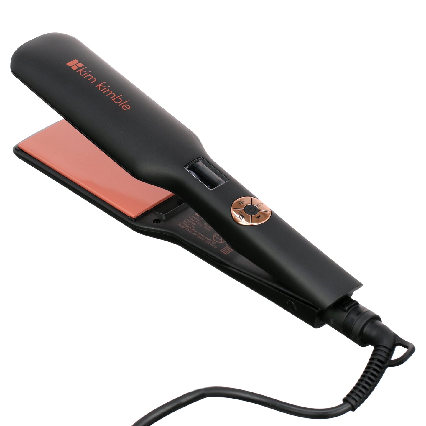 Silk Quick Pass Professional 2" Ceramic Tourmaline Flat Iron Hair Straightener, Black