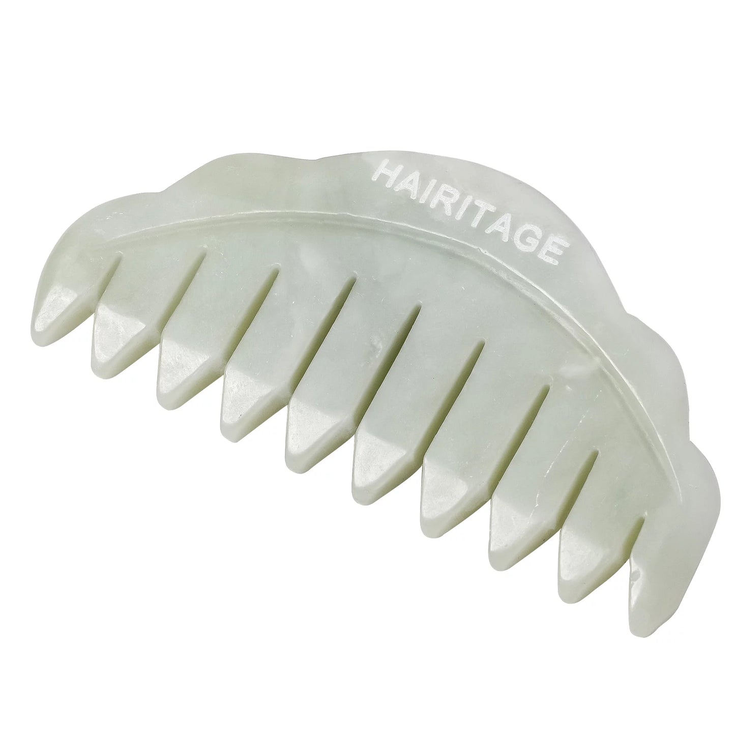 Good Vibes Jade Comb Scalp Massager | Jade Hair Tool for All Hair Types, 1 PC