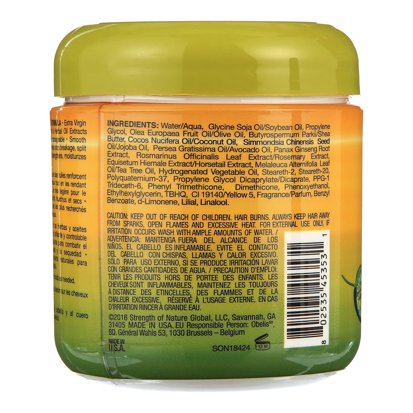 Olive Miracle Anti-Breakage Formula Hair Creme 6 Oz, Wavy Hair