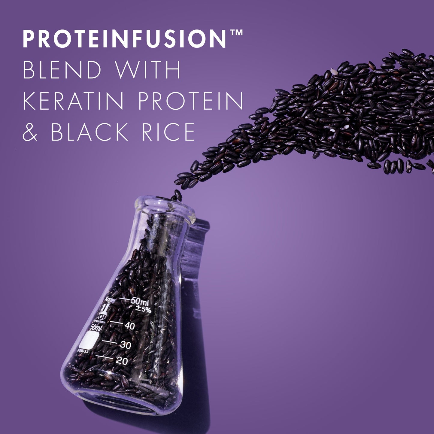 Keraphix with Proteinfusion Conditioner Silicone-Free with Keratin Protein and Black Rice for Damaged Hair 33.8 Oz