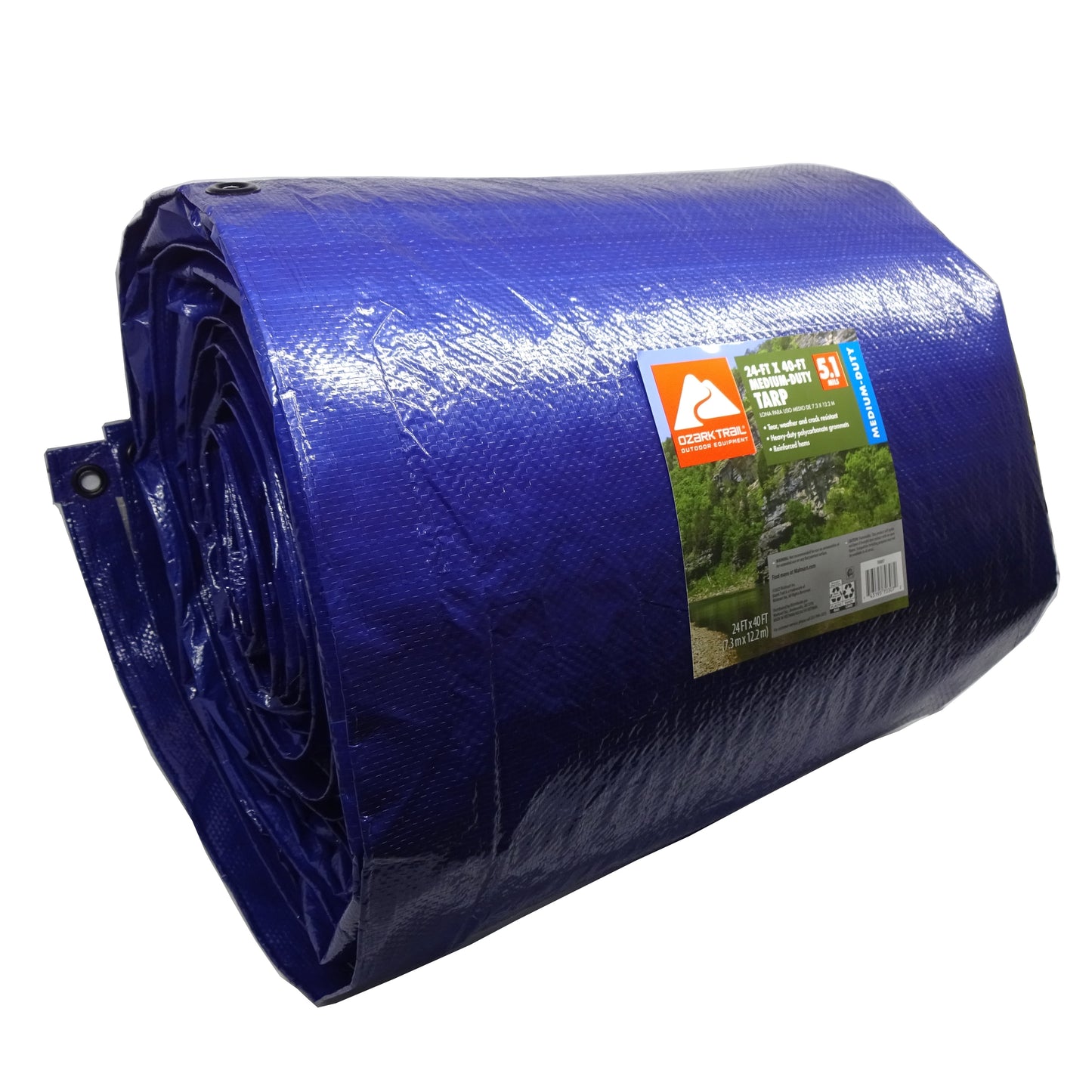 Medium-Duty Tarp, 24’ X 40’, Material PE