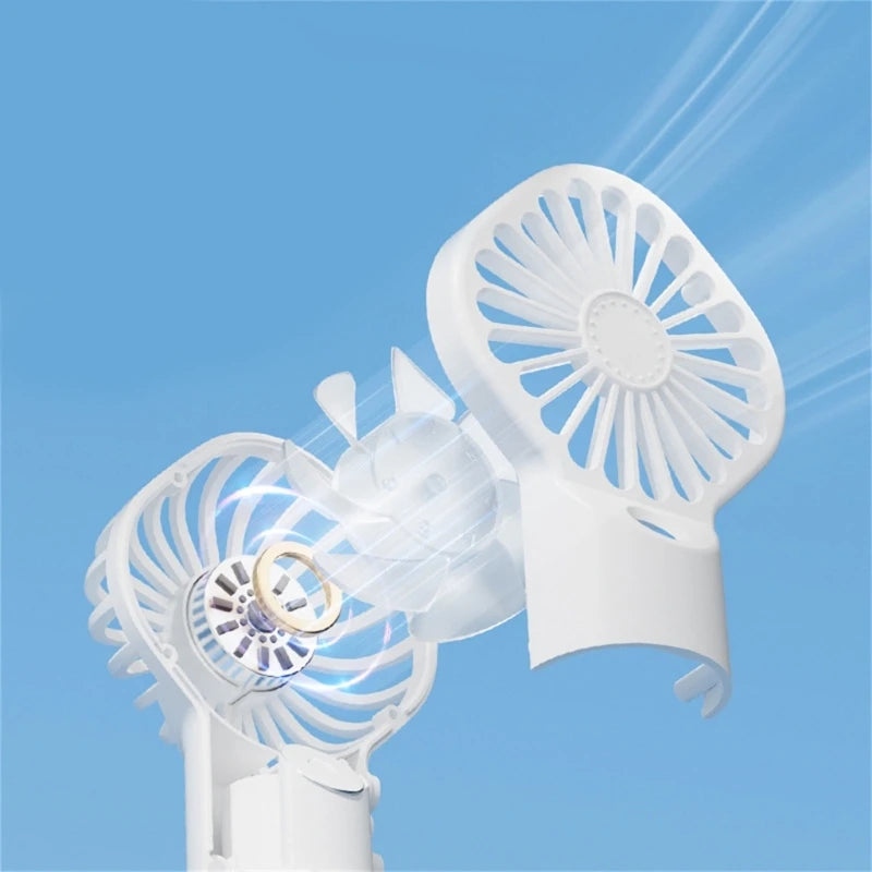 CPDD Portable Water Fan Handheld Misting Fan USB Rechargeable Pocket Fan with Water for Home,Travel, Camping