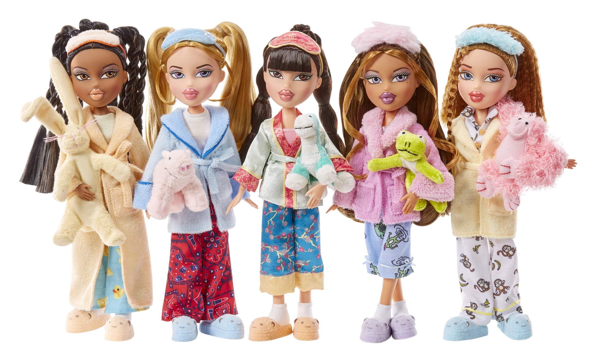 Slumber Party Sasha Fashion Doll with 2 Sets of Pajamas, Plush, and Accessories