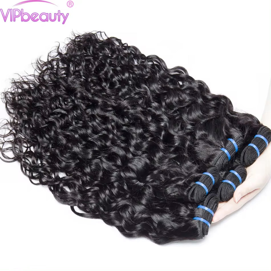 30 Inch Water Wave Bundles Human Hair Peruvian Water Wave Human Hair Bundles Remy Hair Extension Curly Wave Human Hair 3 Bundles