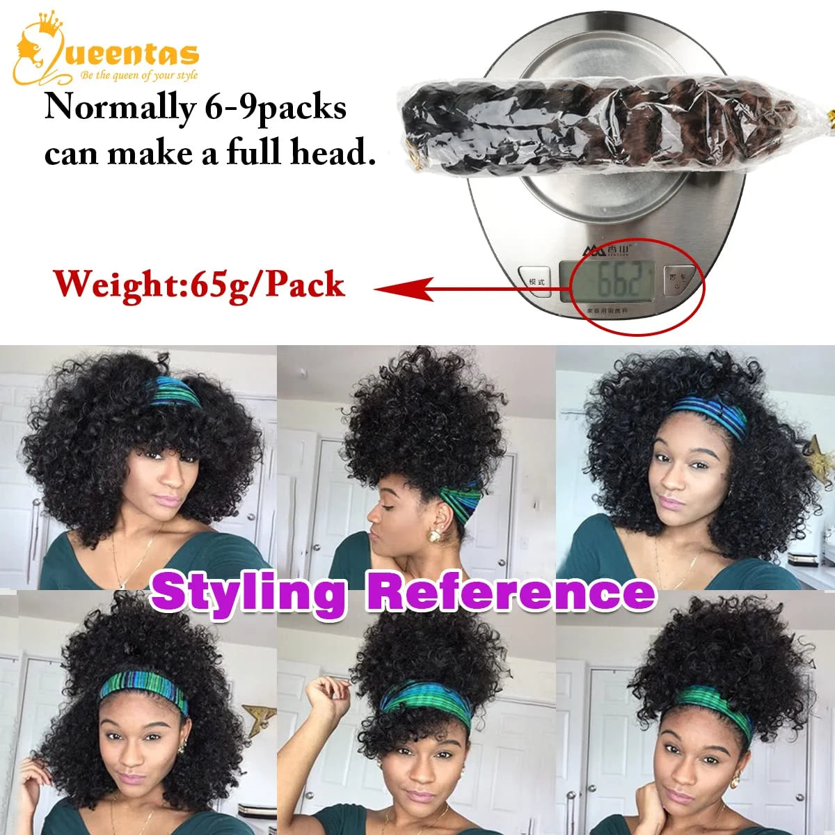 Curly Crochet Hair for Black Women 8 Passion Twist Crochet Hair Kanekalon Locs Crochet Braiding Hair 2 Packs Ocean Wave Crochet Hair 1B/27)